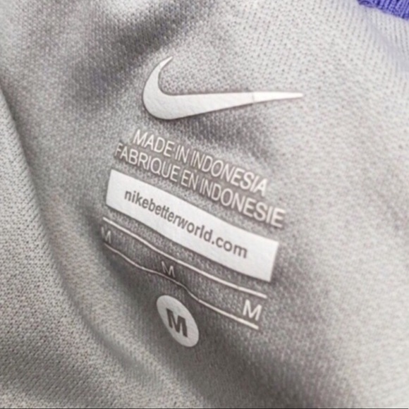 NIKE | TEMPO DRI-FIT ORANGE & PURPLE SHORTS - Picture 6 of 7